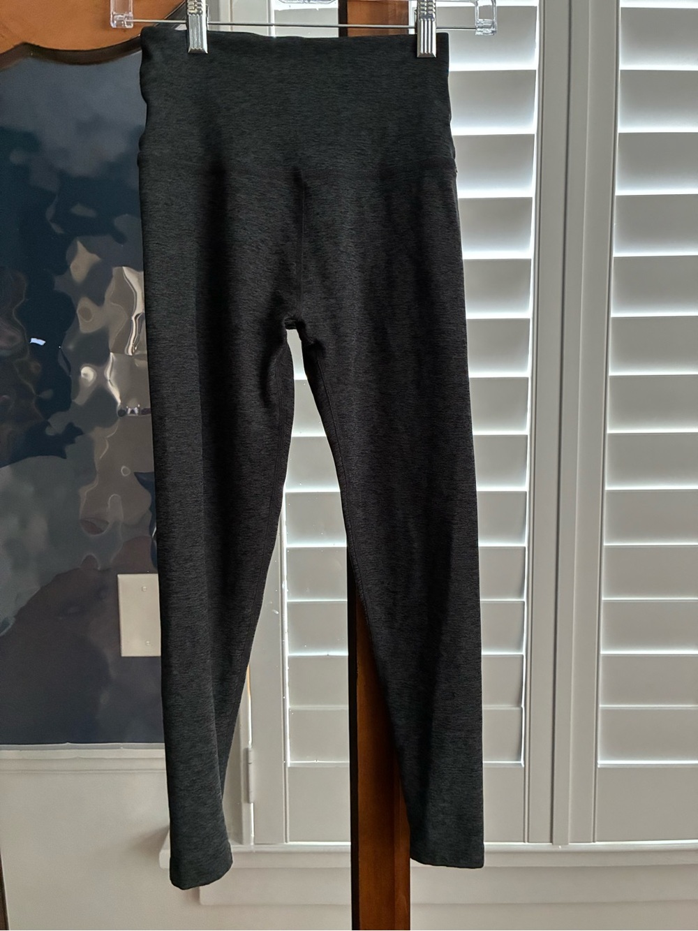 Beyond Yoga Grayish Black High-Waist Leggings